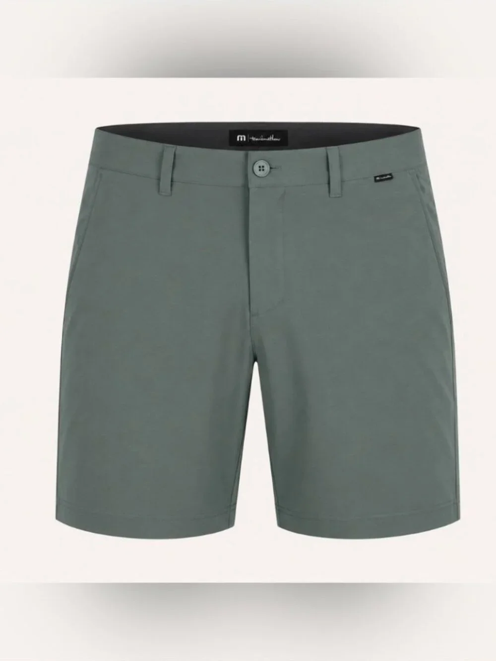 Travis Mathew Golf Shorts Green Size 40 Performance Stretch Casual Athletic
